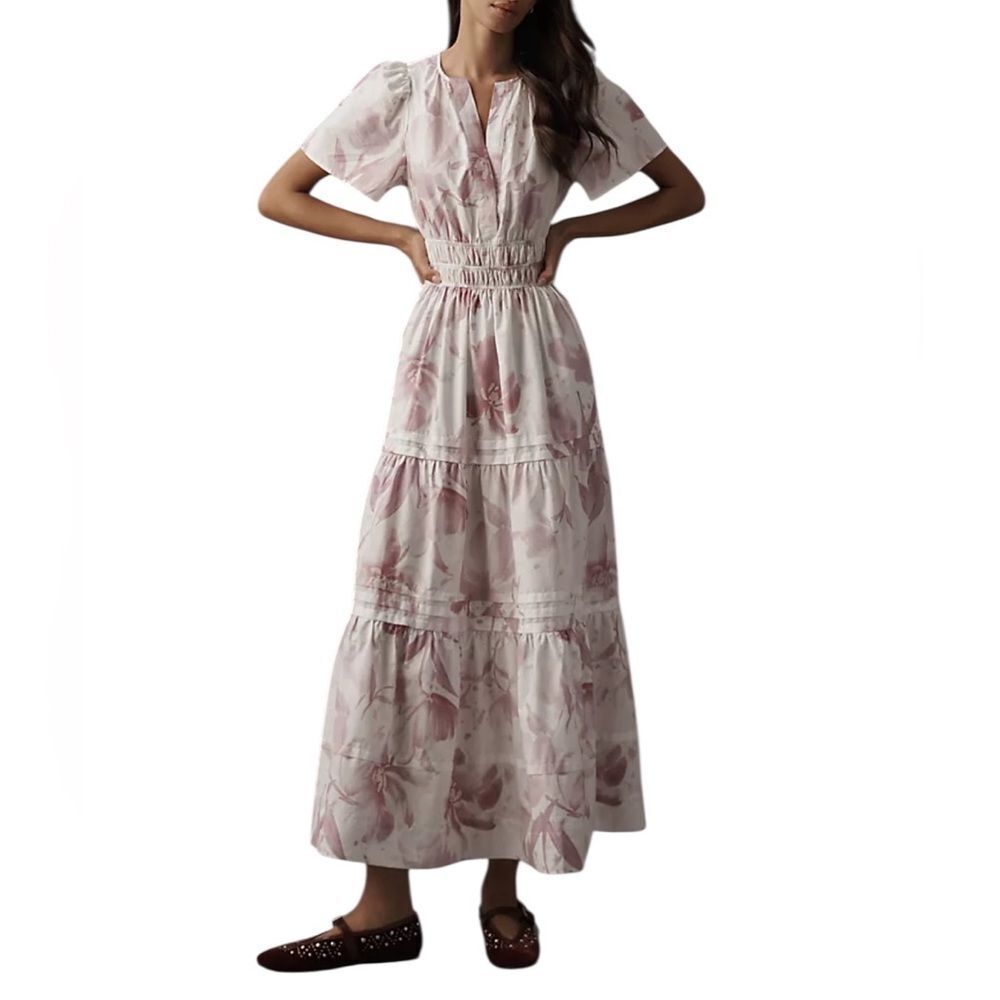 Loverly Grey x Anthropologie Somerset Maxi Dress NWT M